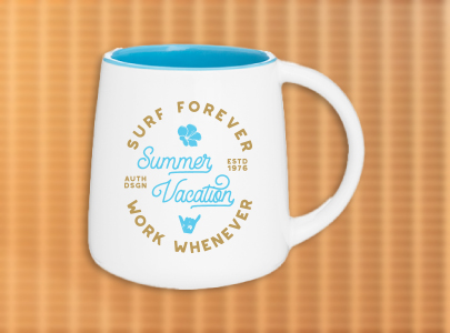 Custom imprinted Mugs for Los Angeles, CA with a local business logo